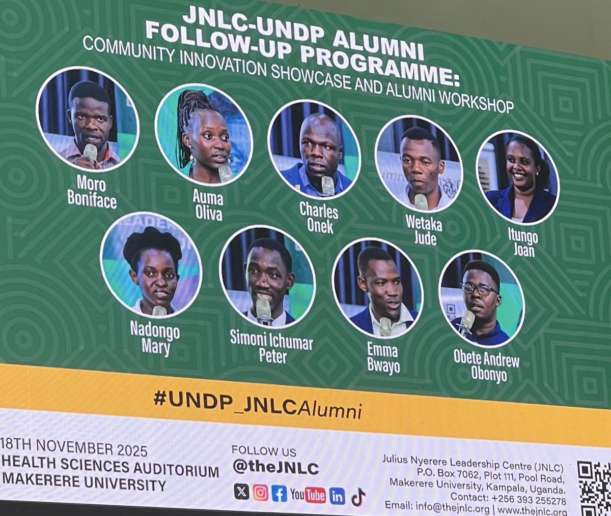 JoanItungo's tweet photo. With much pleasure , I extend my sincere appreciation to @TheJNLC and @UNDPUganda for the mentorship rendered to young people to believe in ourselves and create the change we  want to see in our communities and Uganda as a whole. https://t.co/4R0z9sXJ4P