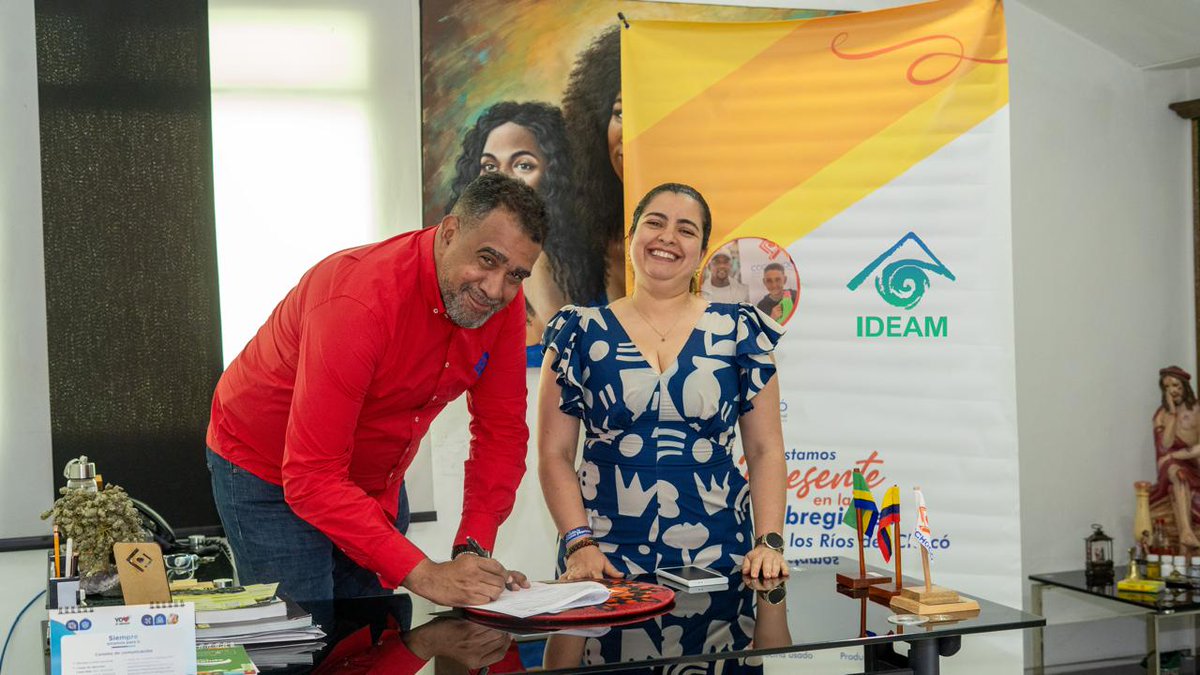 IDEAMColombia's tweet image. y experiencias, para la toma de decisiones frente a fenómenos climáticos y ambientales en el territorio.
#Ideam más cerca de los territorios.