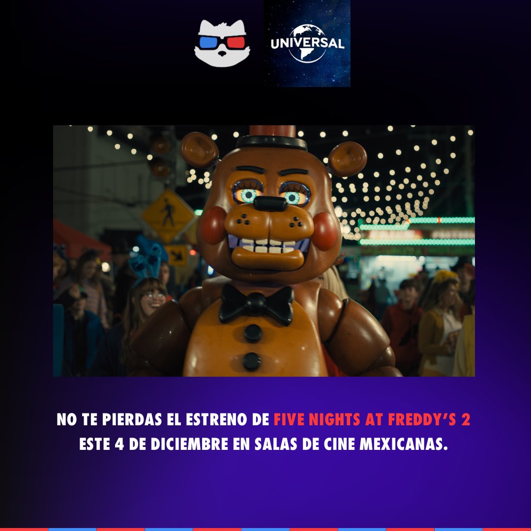 UnGatoEnElCine's tweet image. #FiveNightsAtFreddys2 #Ungatoenelcine🐱