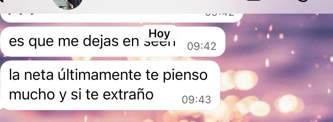 *Yo sin hacerle mal a nadie, solo existiendo, siendo muy feliz estando sola y lejos*

El mensaje que me llega: