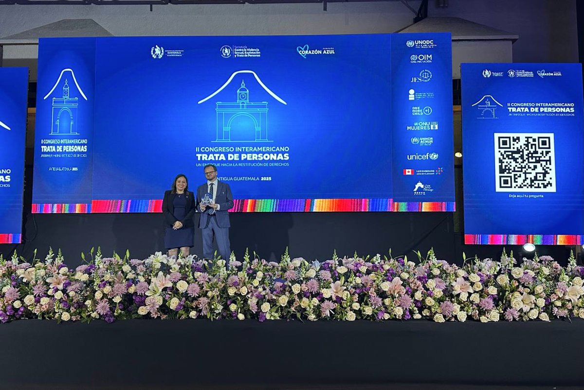 OIMGuatemala's tweet image. Esta mañana participamos en el II Congreso Interamericano contra la #TrataDePersonas: Un enfoque hacia la restitución de derechos, organizado por @secretariasvet