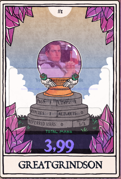 First $mana secured

$Mystic on the rise

be part of the biggest Game of ´25

Wyzzyarc