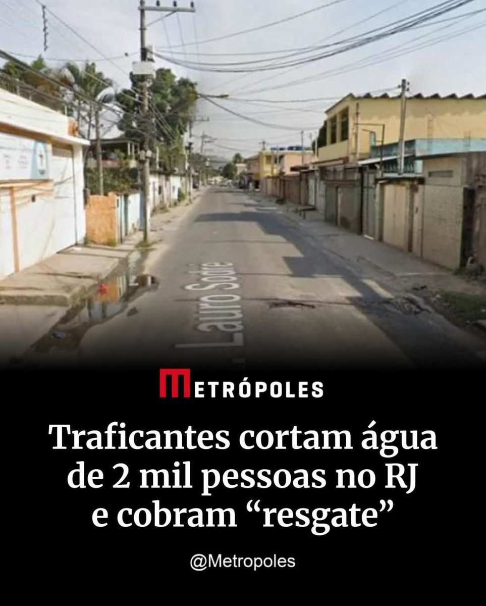 Mas não pode classificar como terrorista. Não pode dizer que viramos um narcoestado.