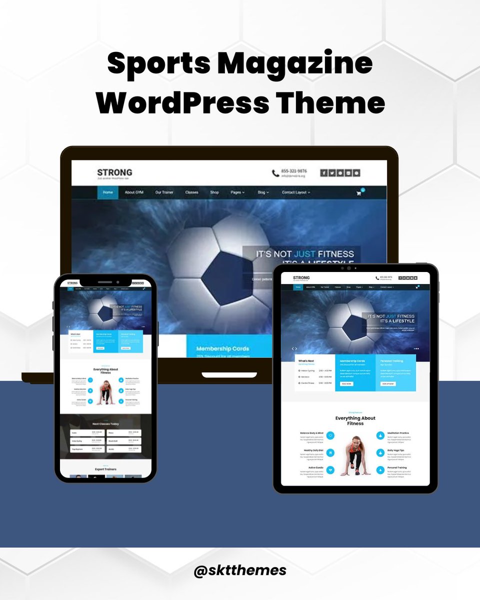 sktthemes's tweet image. 📰 SKT Sports Weekly – Powerful Sports Magazine WordPress Theme
🔗 sktthemes.org/shop/sports-ma…
#SKTThemes #WordPressThemes #SportsMagazine #WebDesign #ThemeLaunch