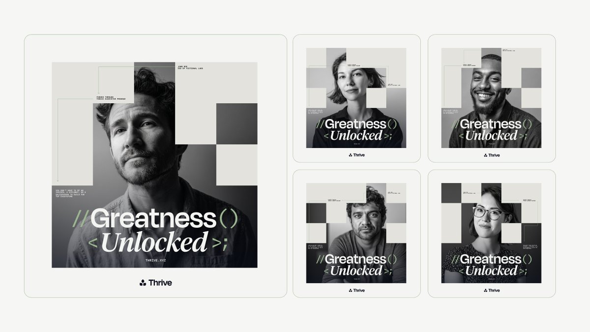 thriveprotocol's tweet image. Decide to build something great. We&apos;ll help you fund it.