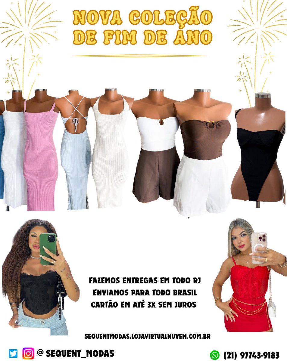 Sequent_Modas's tweet image. Coleção de fim de ano 🤍✨