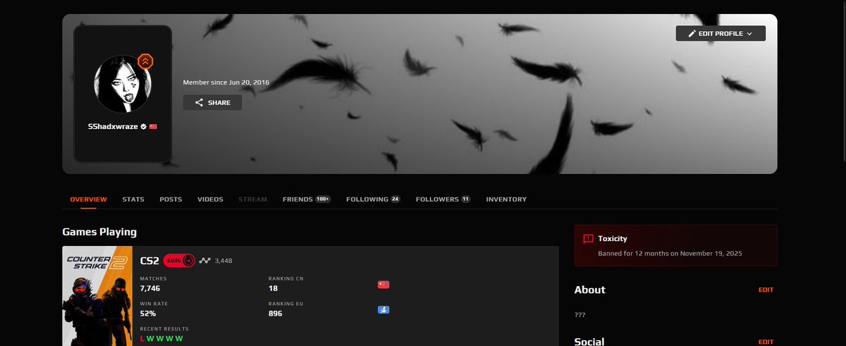 Yes i did overstep a little, but nothing serious, the guy is literally provoking me. Calling 4 donut on pistol round, so i just said no, let's not do it, he insisted. also abusing the report system, we matched the next game too, so he just reports me again.