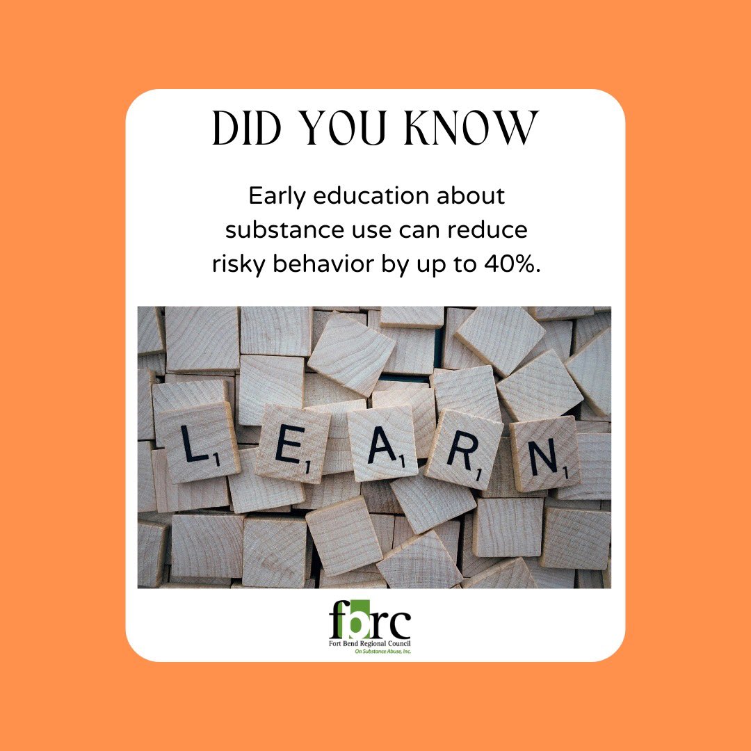FortBendCPC's tweet image. Small facts create big conversations.
Big conversations create real change.
Let’s keep educating and supporting our youth.
#DidYouKnow #Awareness #FBRC