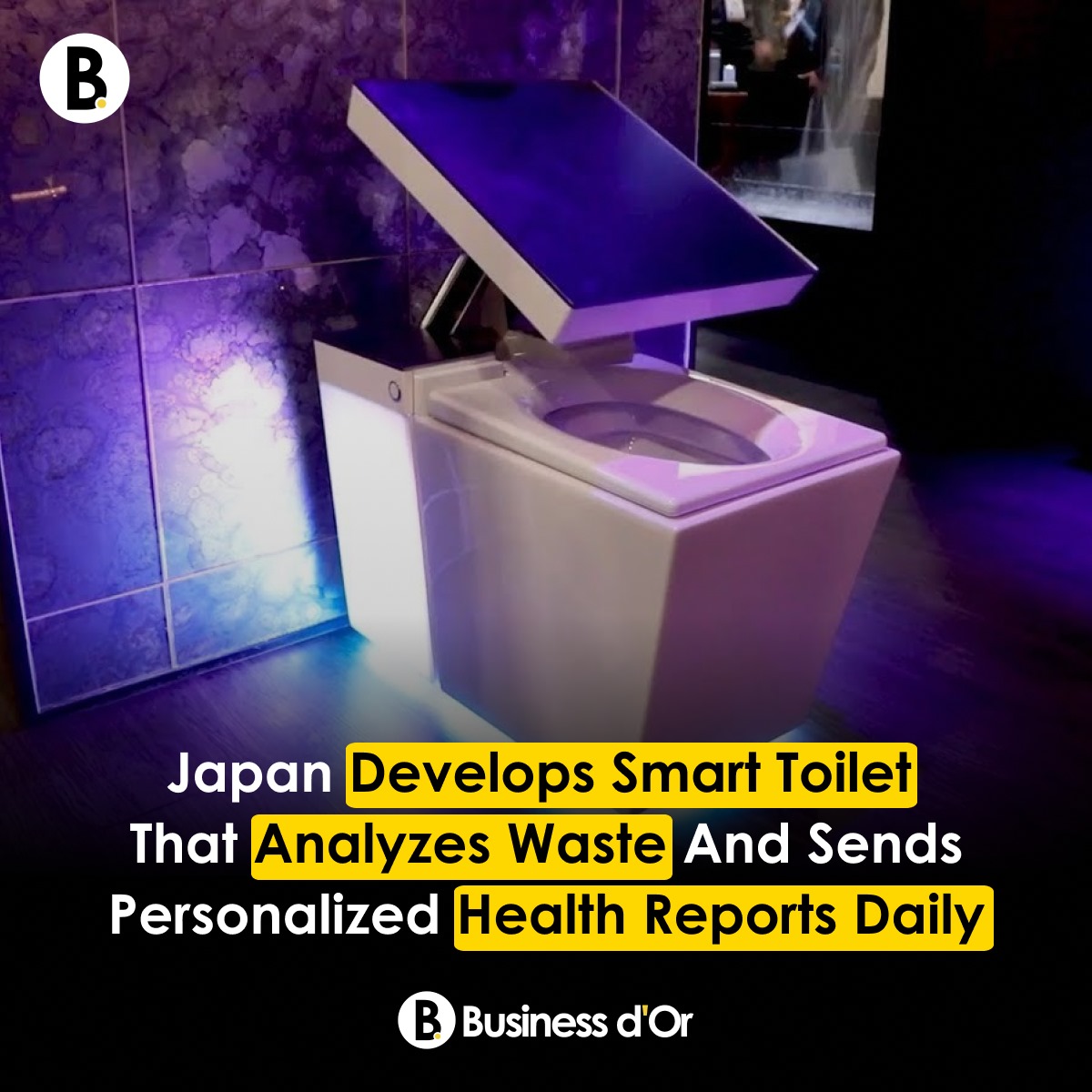 BusinessdOr's tweet image. Japan has launched smart toilets that use sensors and AI to analyze waste and monitor health in real time. These high-tech toilets can detect key indicators like hydration, glucose, and pH levels, helping users keep track of their health.

#SmartToilet #JapanTech #businessdor