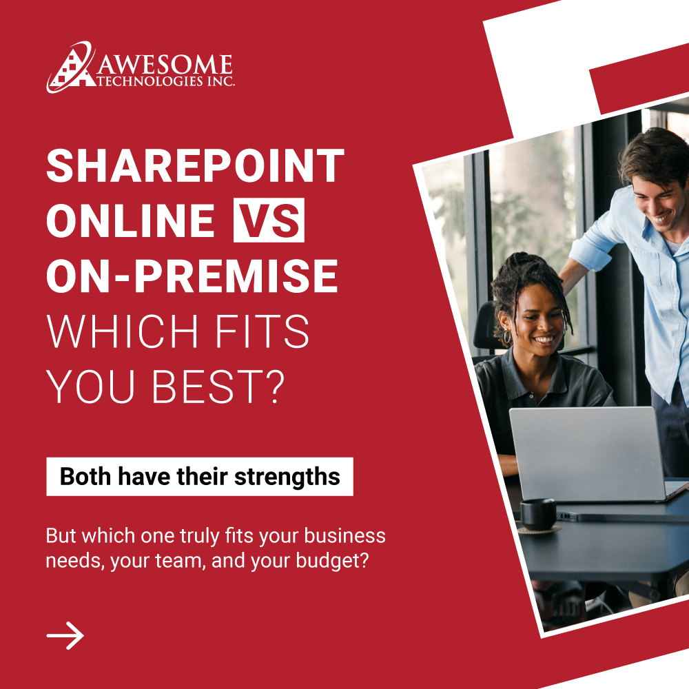 awesometech_inc's tweet image. Choosing SharePoint? Online = no servers, low maintenance, always updated. On-Premise = full control, deep customization, data stays in-house. Hybrid = best of both worlds.

See full post here: linkedin.com/feed/update/ur… 

#AwesomeTechInc #SharePoint #CloudSolutions