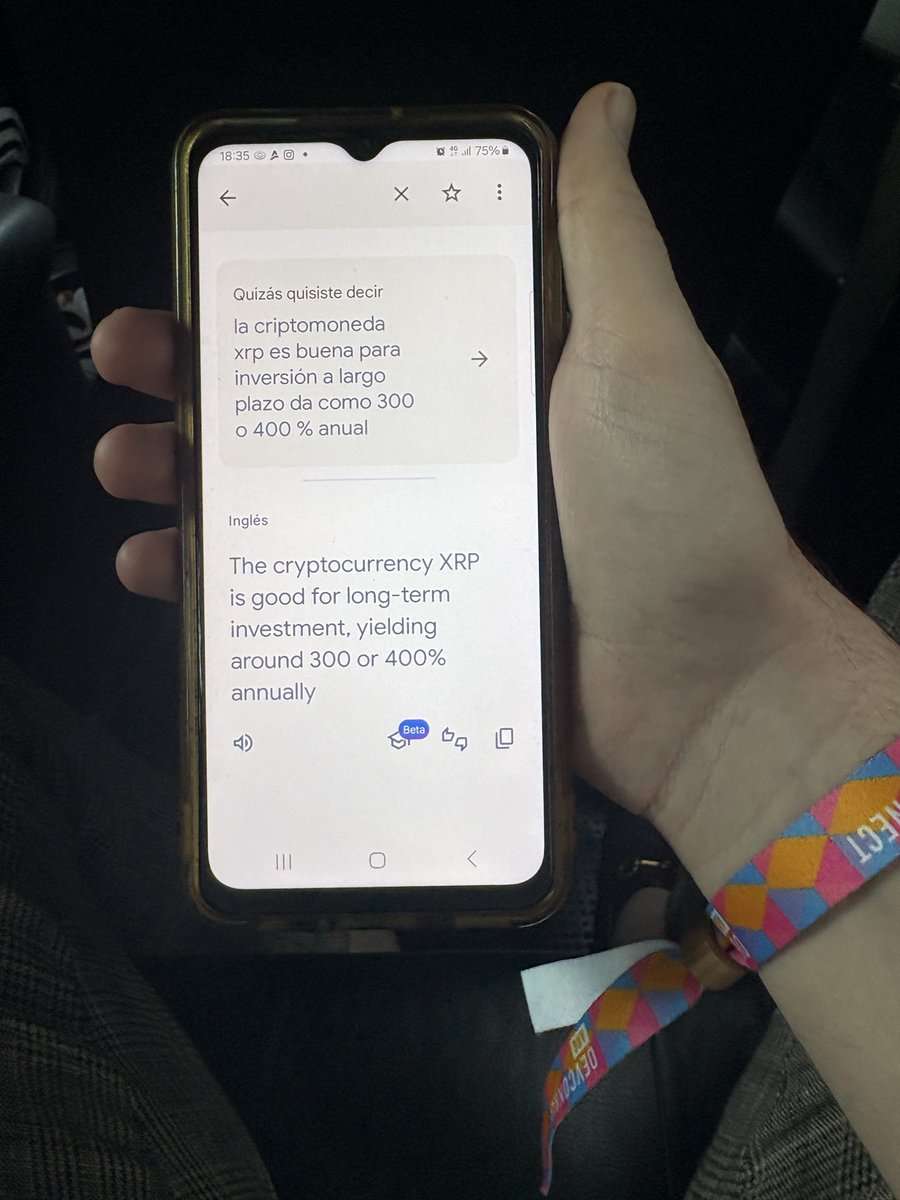 Talking to my taxi driver about crypto and he hands me this 

XRP army is strong