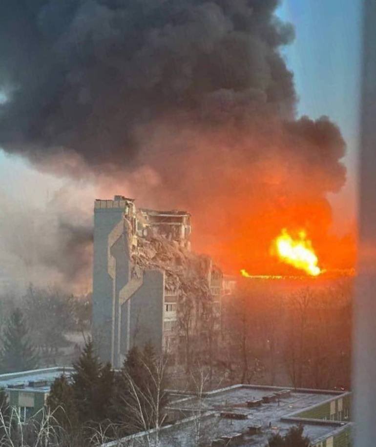 Today in Ternopil, Russia killed Vitaliy Dolyniak and his young son, David. His wife is in the ICU, and both daughters are hospitalized. Vitaliy and David were among 26 civilians who died after Russia targeted their apartment building with the X-101 cruise missile at dawn.