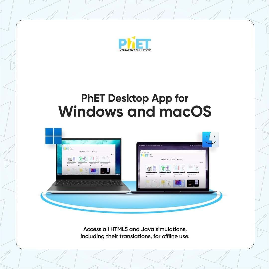 Offline Access:
Did you know that you can access our collection of sims offline? To learn more, visit phet.colorado.edu/en/offline-acc… #PhET #offline #edtech