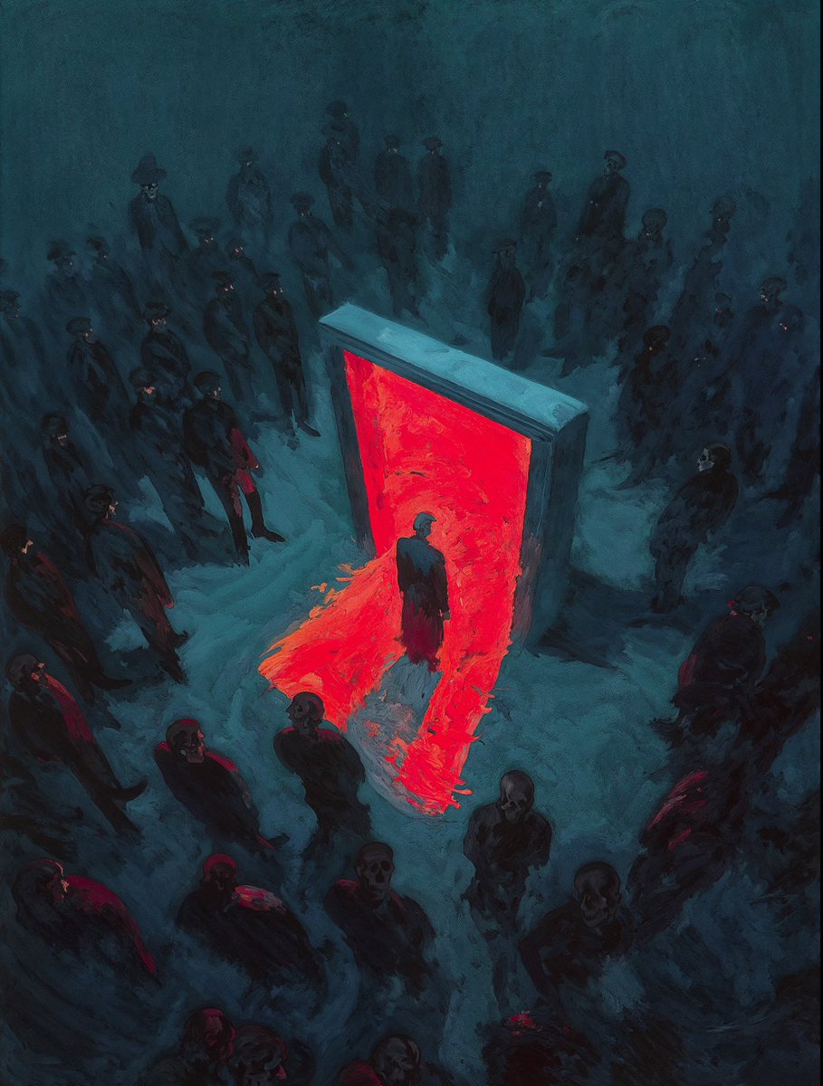 solisolsoli's tweet image. The Descent by Henry Daubrez