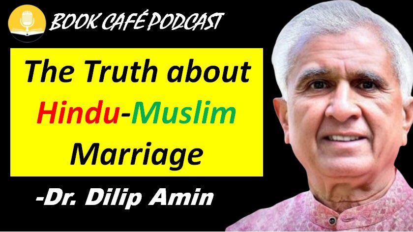 OmarNizam's tweet photo. In Ep. 50 of Book Café Podcast, we speak to Dr. Dilip Amin about his 2025 Book "Hindu-Muslim Marriage: Difficulties and Reconciliations".

📚 Book: Hindu-Muslim Marriage
✍️ Author: @DilipAminHSB 

❗️Watch now 👉🎙️ Podcast: https://t.co/zl2xLrvb13 https://t.co/kDv8KisEL8