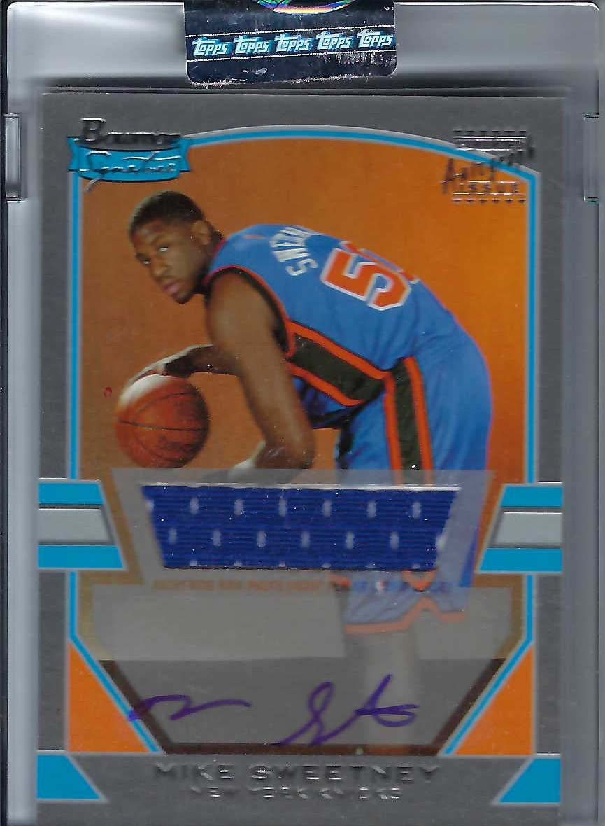 boninsportscard's tweet image. Part of our collection - 2003-04 Bowman Signature Silver #102 Mike Sweetney AU MEM SN 107/249

#autograph #AutographCollection #basketball #NBA #newyorkknicks #mikesweetney #bowmansignature #BoninSportsCards #autographcollectingwdannyb