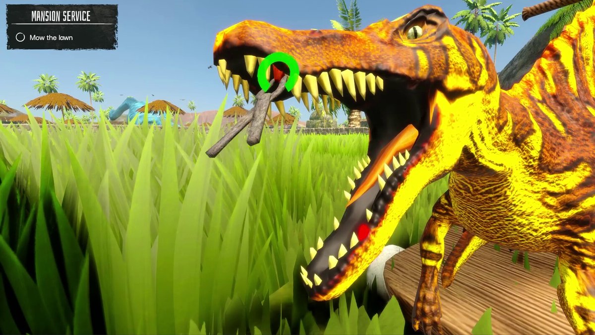 Indie_FreaksJP's tweet image. 恐竜と原始人が共に暮らす石器時代で便利屋として生きるオープンワールドライフシム『Primal Repairs』

目覚ましインコをスリングショットで止めたら、恐竜ベリーと石の車で出勤だ！

20種以上の個性豊かな恐竜を、運搬や草刈り、料理などに活用
広大な原始人都市で、ますます奇妙さを増す修理に挑め