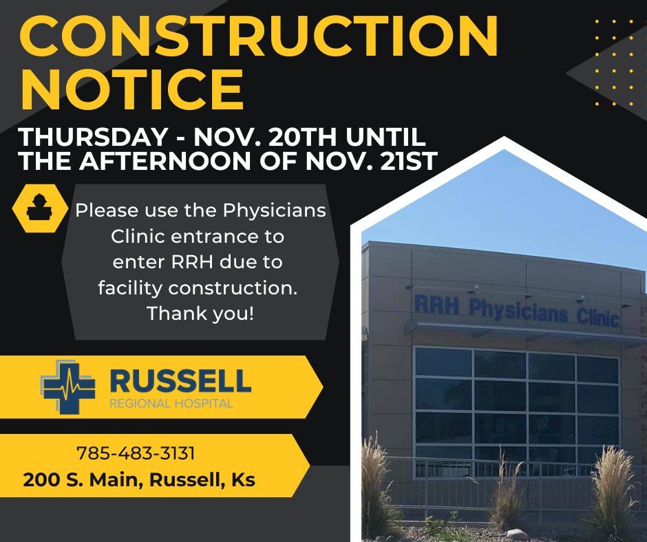 Russell Regional Hospital - Kansas (@russellkansas) on Twitter photo 