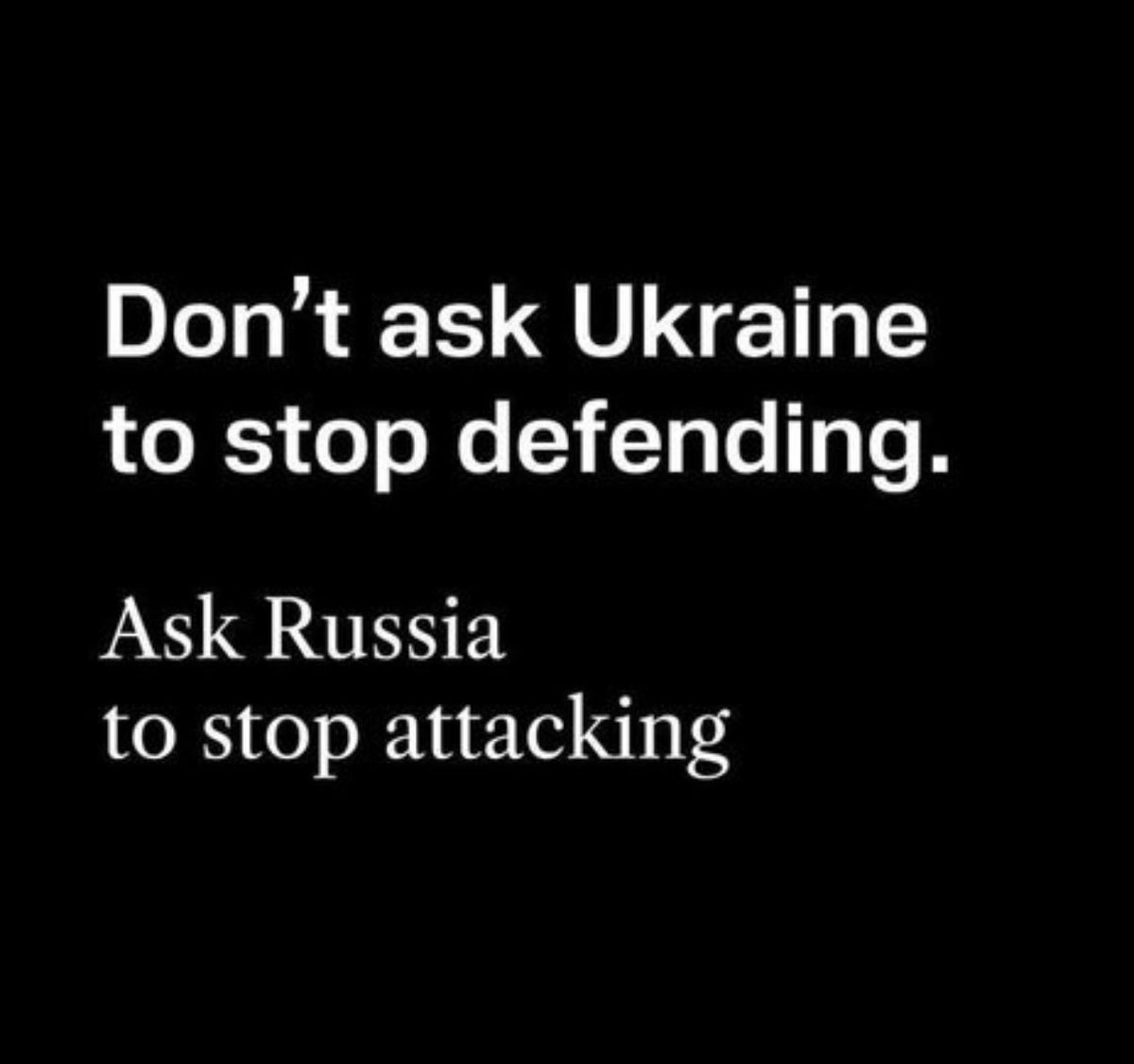 Dear US Administration,