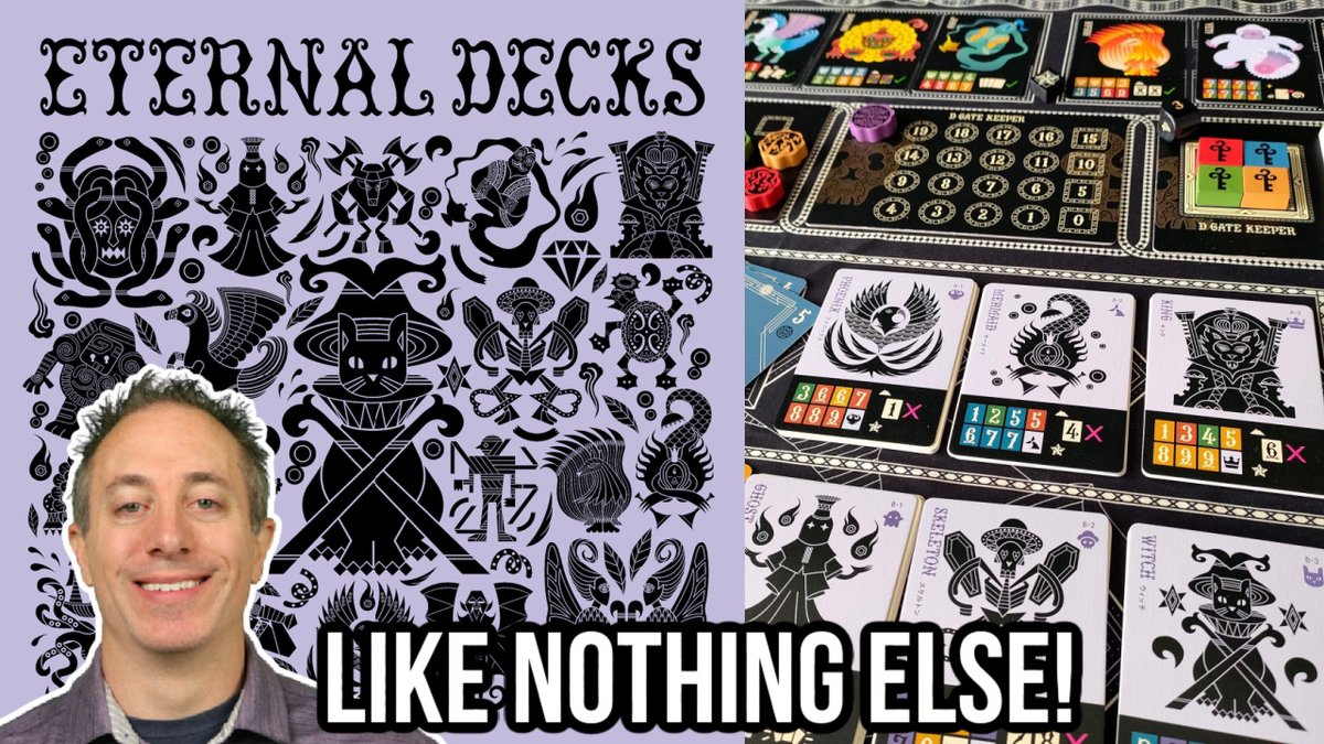 TheGameBoyGeek's tweet image. My review of the #1 Hotness on BoardGameGeek  Eternal Decks which is a limited communication Cooperative game that&apos;s heavier than most games of it&apos;s genre. youtu.be/CYcFAm0Bn7c @GamePortland