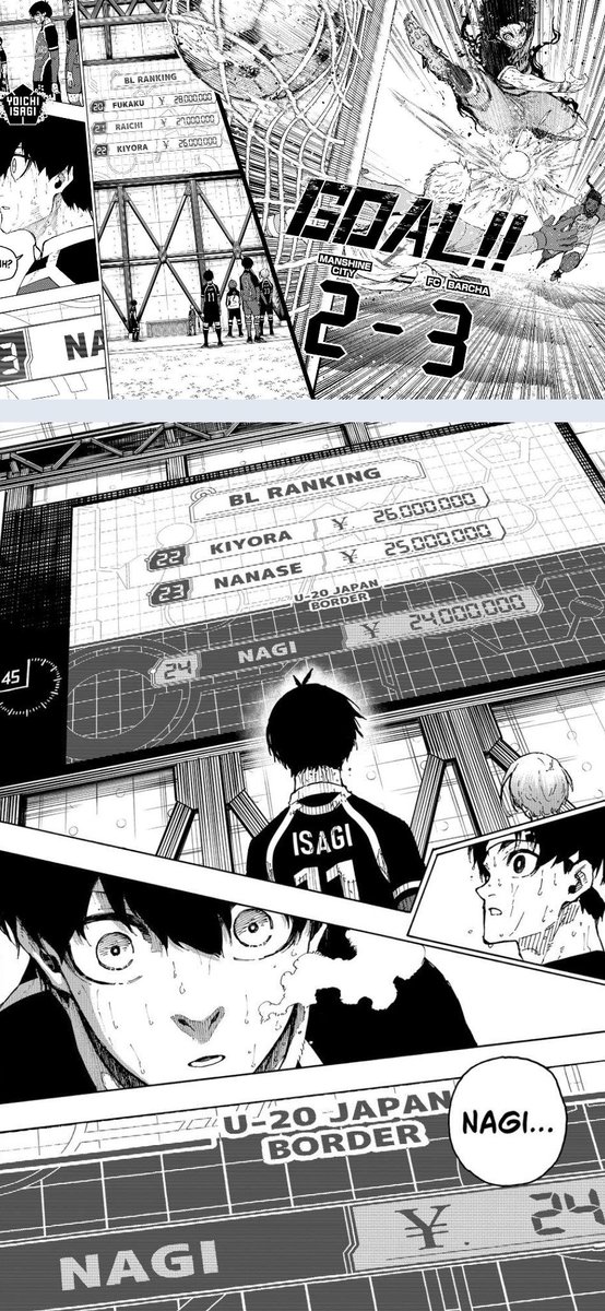 still one of the coolest sequences in all of blue lock. 

stellar filming, let's call it that.

and the reveal that Nagi's getting cut 🔥🔥🔥 it was a legendary day.