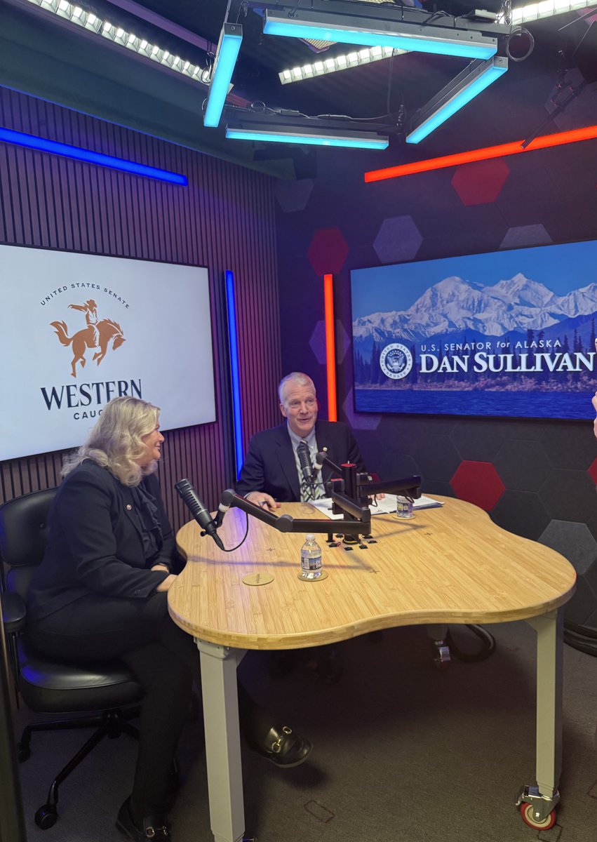 Happy Trails Episode 2 with <a href="/SenDanSullivan/">Sen. Dan Sullivan</a> coming soon!🎣🏔️

Chair <a href="/SenLummis/">Senator Cynthia Lummis</a> and <a href="/SenDanSullivan/">Sen. Dan Sullivan</a> discussed the Cold Weather Diesel Reliabilty Act and how <a href="/POTUS/">President Donald J. Trump</a> is delivering wins for the west.