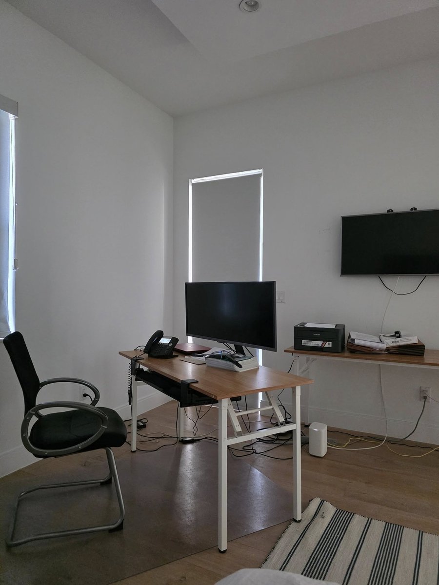 mikemanndotcom's tweet image. With the addition of a new printer my global headquarters has become even more fancy and sophisticated.