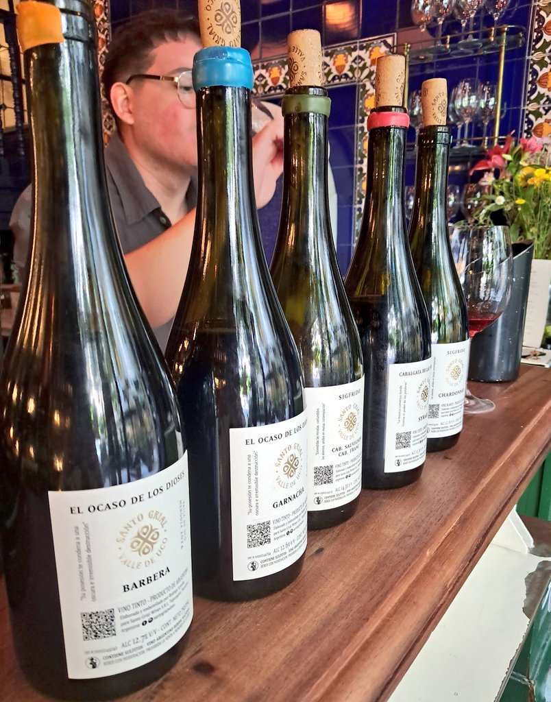 Hoy salimos con la formación de Santo Grial.
Cabernet- Chardo-Barbera- Garnacha- Syrah
#vamosxmas 
#Miercoles hermoso