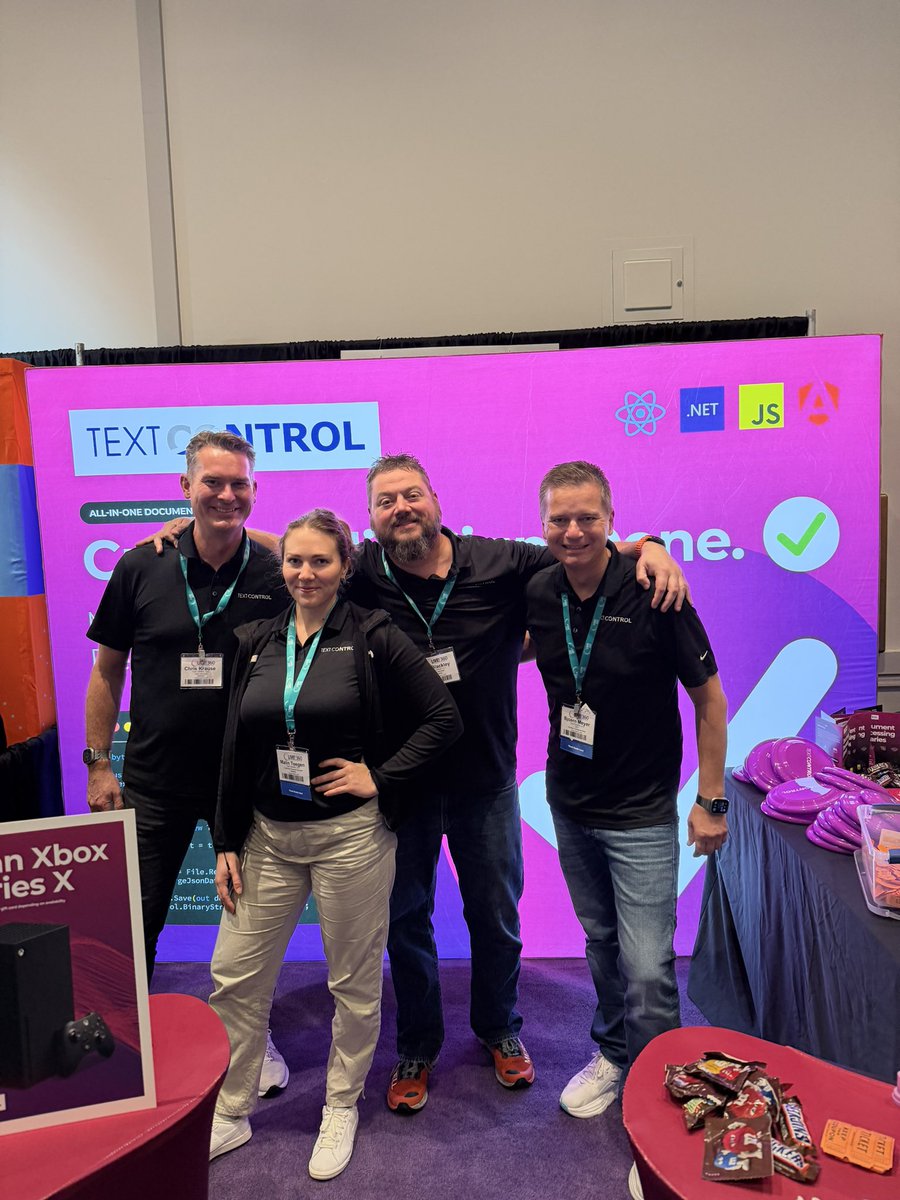 txtextcontrol's tweet image. 🚀 What a wrap up at VSLive and Live360

Two days full of great conversations, awesome people and inspiring discussions with developers from all over the world. The energy at this event was incredible and it showed again how much passion this community brings to modern .NET…