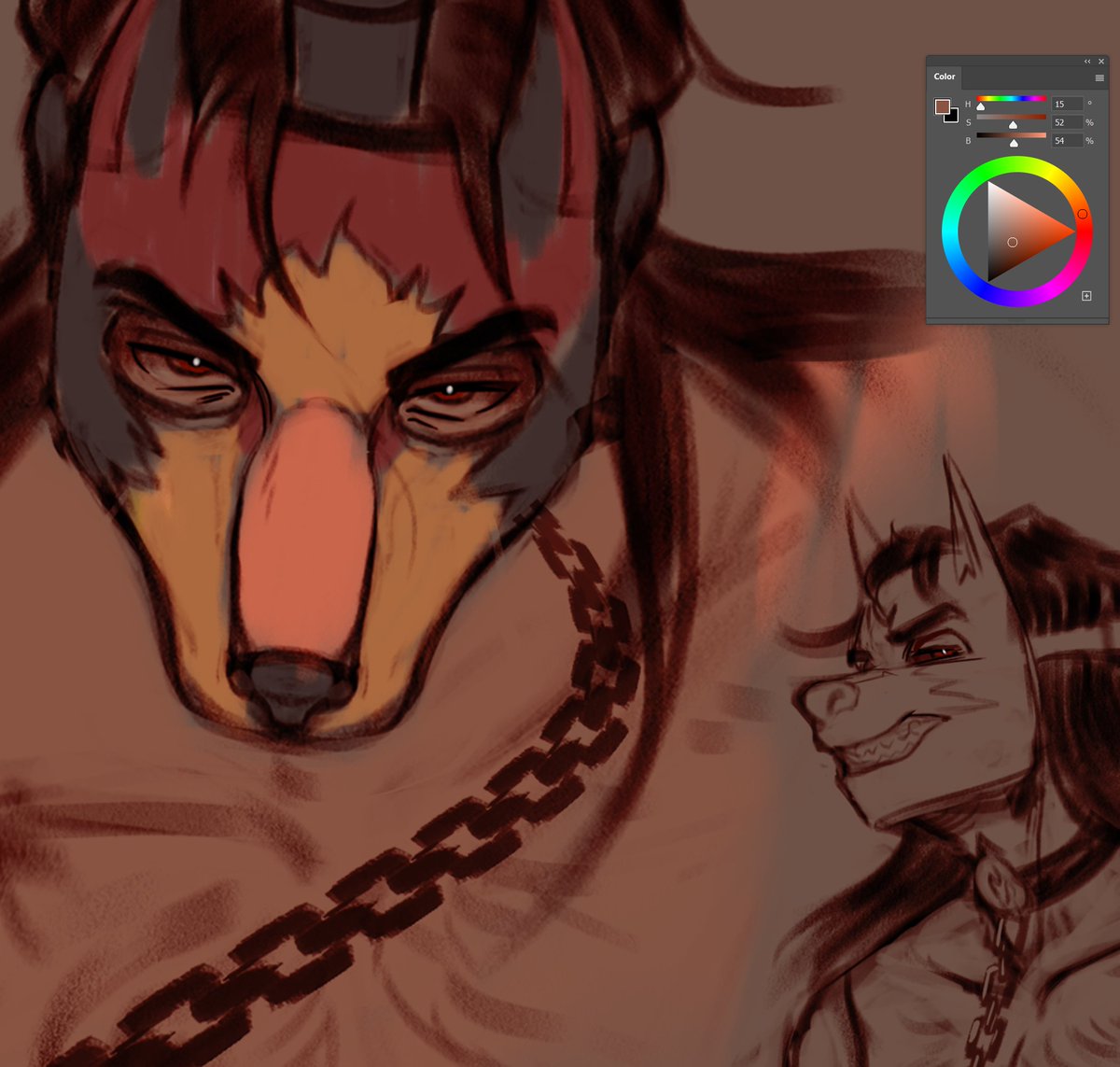 nyachistik's tweet photo. I can't get this design out of my head #wip #flambae https://t.co/ehIN3B3Hqj