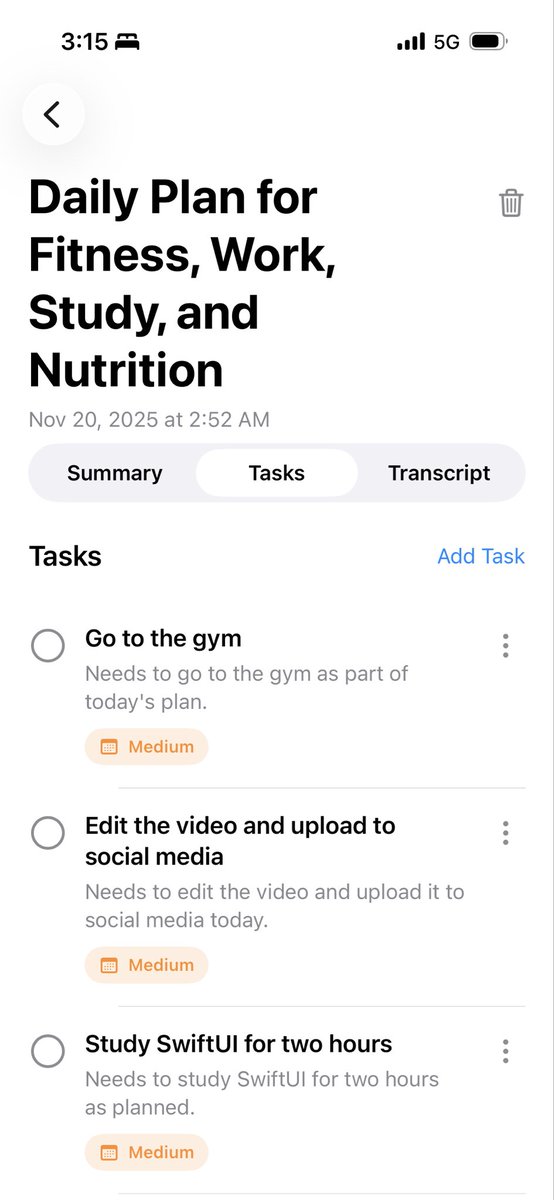 _Akash_Kundu_'s tweet image. So apparently… I’ve reached the point where I now plan my entire day using @loominote app I built.
Nothing feels more meta than being productive just to improve the productivity of my productivity app. 😂#note #swiftui #ios