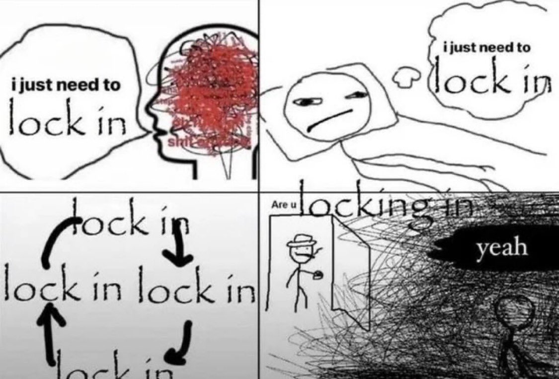 MeninistTweet's tweet image. I just need to lock in