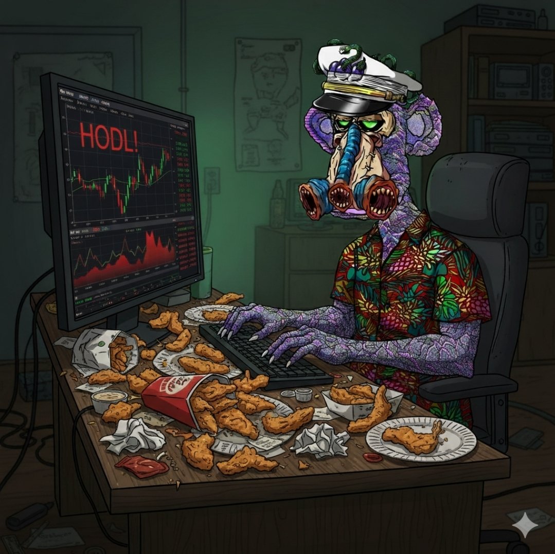 Why is crypto like a rollercoaster? 🎢🤢 Because right now it’s doing that part where everyone screams and throws up their tendies. 

😱🤮 Hang in there, anon… diamond hands or chicken tenders, your choice. 💎🍗