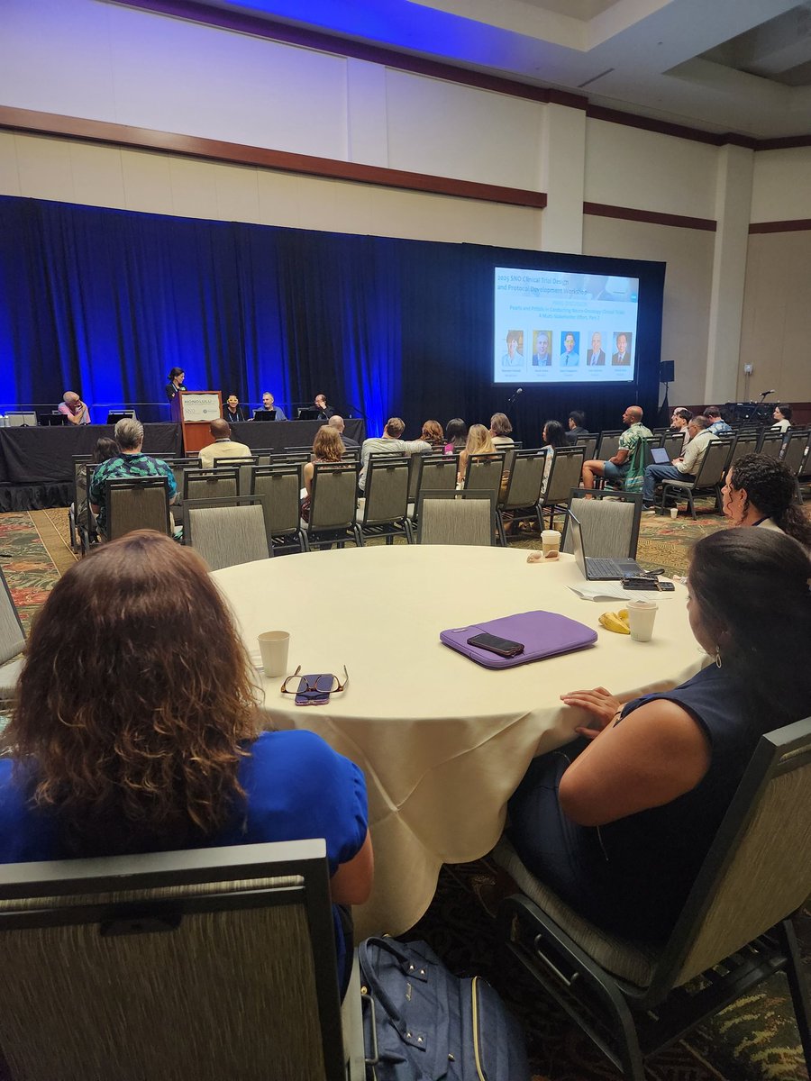 NeuroOnc's tweet image. At our 7th Annual #ClinicalTrial Design and Protocol Development Workshop, attendees are learning best practices for trial design, activation, and communication across multi-disciplinary teams. #SNO2025
