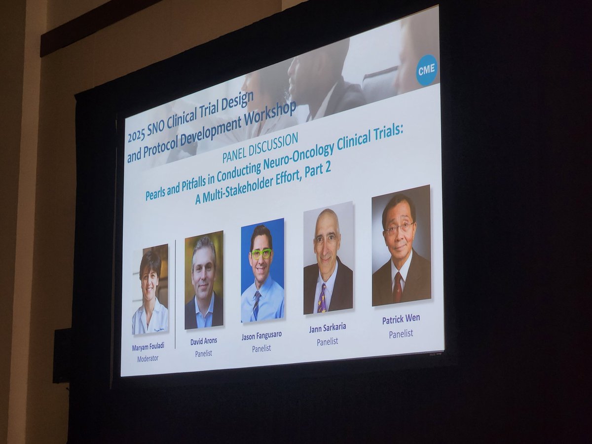 NeuroOnc's tweet image. At our 7th Annual #ClinicalTrial Design and Protocol Development Workshop, attendees are learning best practices for trial design, activation, and communication across multi-disciplinary teams. #SNO2025