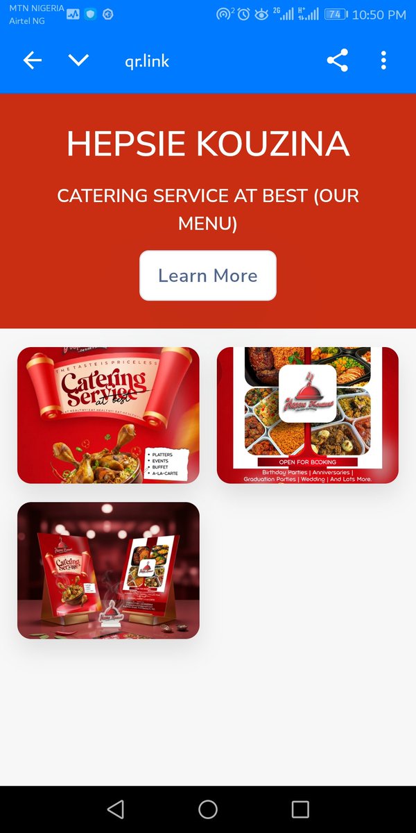 Solomonmacfelix's tweet image. Clean front. Smart back.
Just finished a sleek 3D mockup for a client—logo upfront, QR code behind. Scan it and you land straight on their menu and order page.
If your brand needs something this seamless and interactive, we can build it for you... 

Happy International Men&apos;s day.