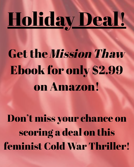 MissionThaw's tweet photo. https://t.co/Fz7jNo9w7v
#spy #coldwar #books #espionage #thriller #women #thrillerbook #missionthaw #cia #international #opera #operasinger #austria #kgb #femaleauthors #spynovel #novel #patriot #american #spies #americanhero #feminist #feminisim #feministauthor #feministnovel https://t.co/wQlJGgdI1M