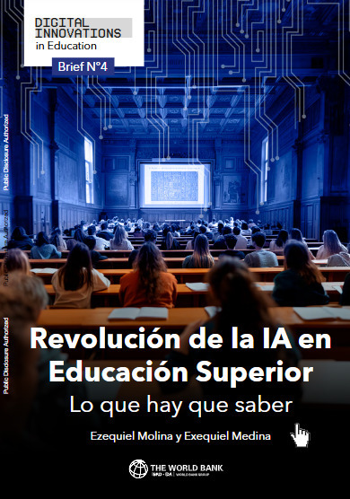 virginiog's tweet image. Informe sobre la transformación que supone la inteligencia artificial en la Educación Superior

Las herramientas de IA ya generan un impacto significativo en el apoyo a los estudiantes, la investigación académica y la gestión institucional World Bank
documents1.worldbank.org/curated/en/099…