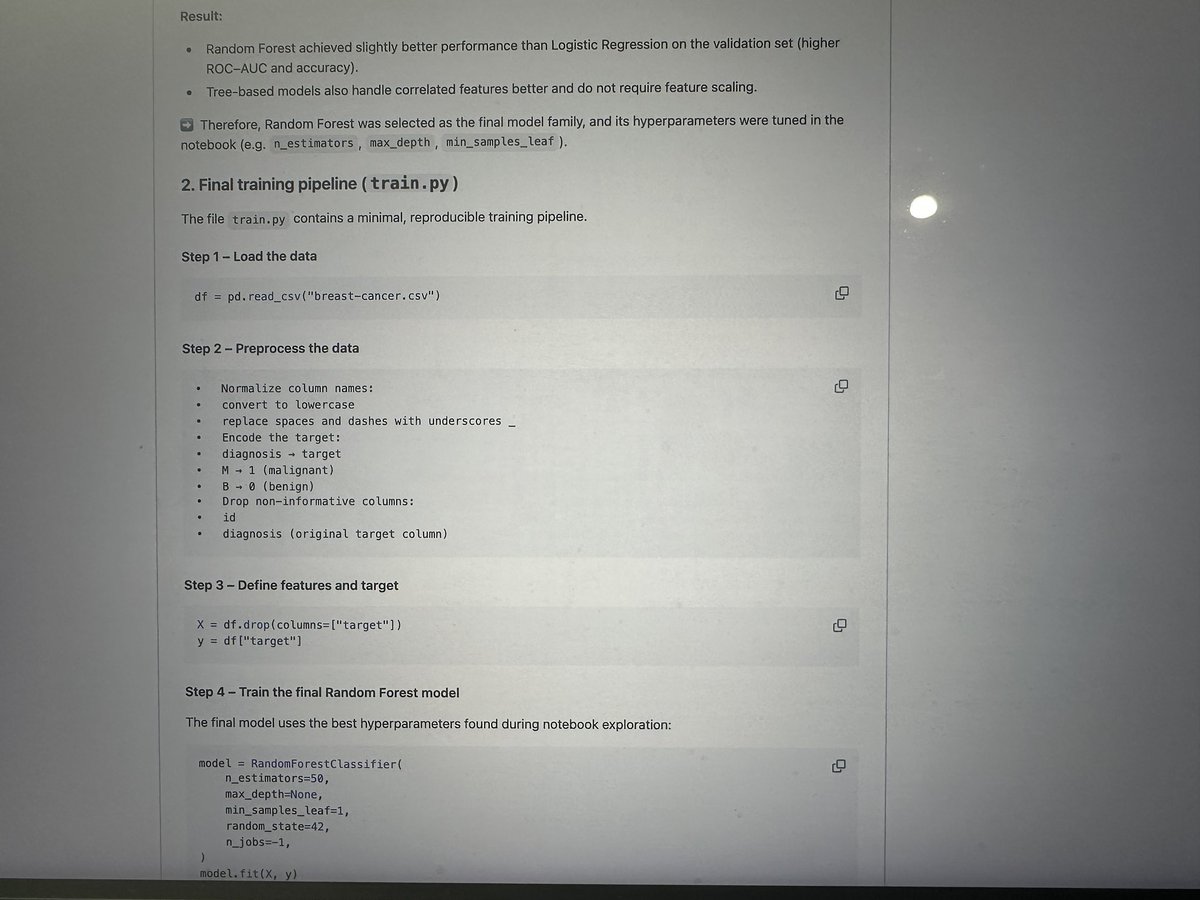 leovisaaaaa's tweet image. Midterm project finished!! Module 8 I’m coming!! 

#machinelearningprojects 
#mlzoomcamp
#mlzoomcamp2025