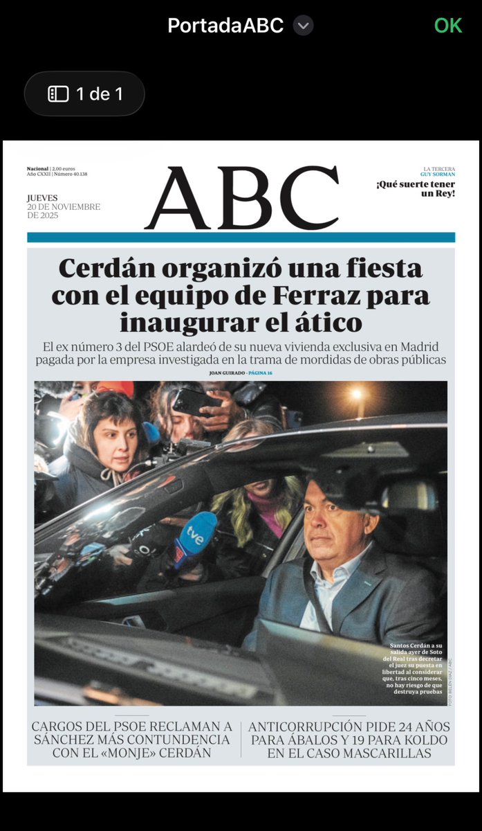 joanguirado's tweet image. La portada de mañana