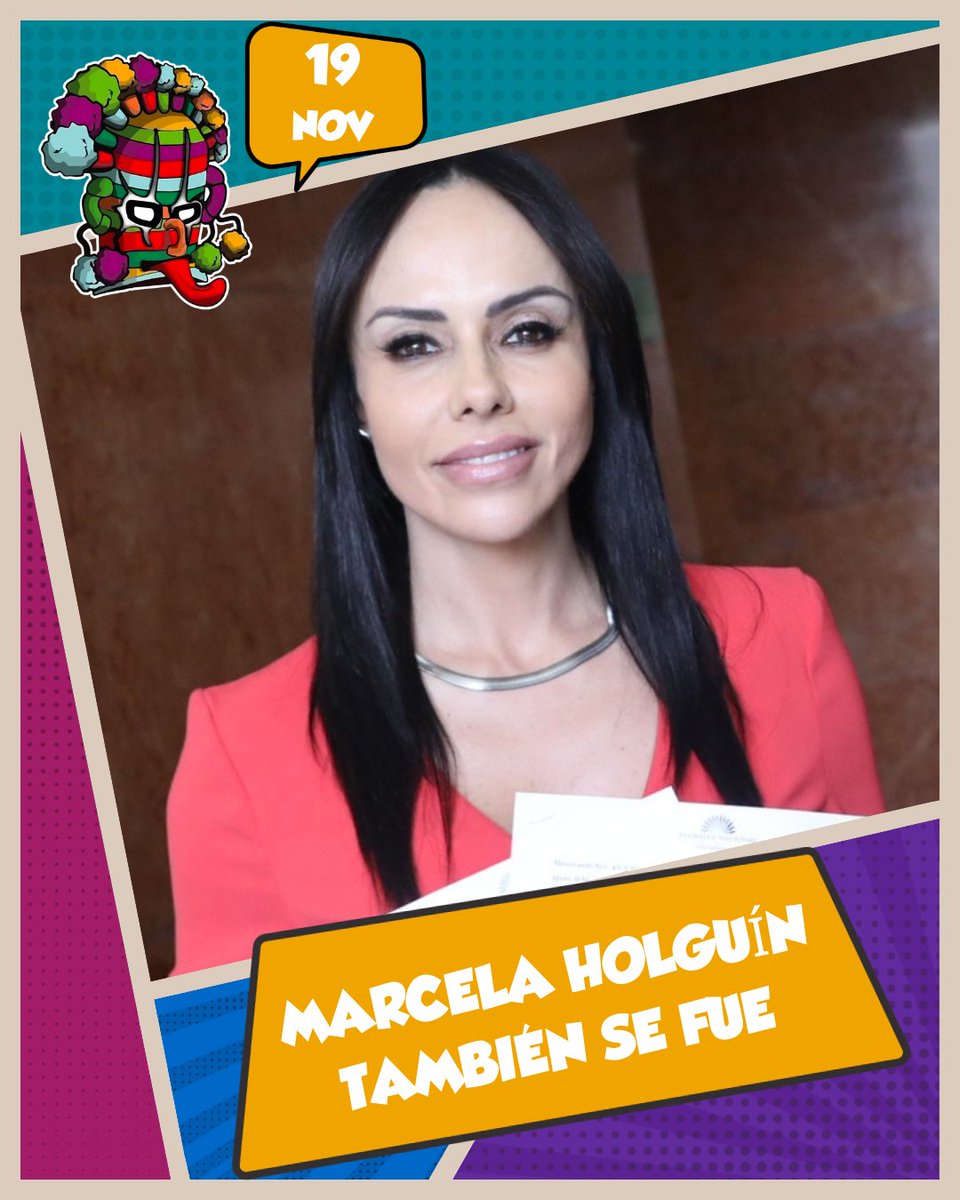 LlamingoE's tweet image. #ATENCIÓN | HOLGUÍN SE SUMA A LOS FUNCIONARIOS QUE SE VAN

@marcelaholguin, gerente general de la Empresa Pública de Comunicación (#EPC), presentó su renuncia la noche del martes 18 de noviembre de 2025. Su salida se suma a la ola de dimisiones dentro del Gobierno Nacional luego…