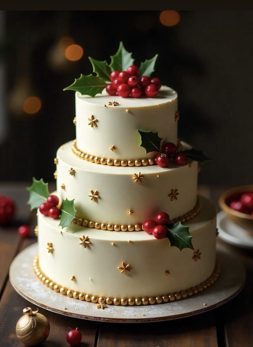 cuddly2020's tweet image. More beautiful cakes 🎄