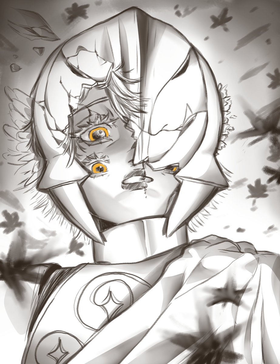 a little different from my usual style but here's my owl knight :> #art #ocart #digitalart #KnightArt #anime