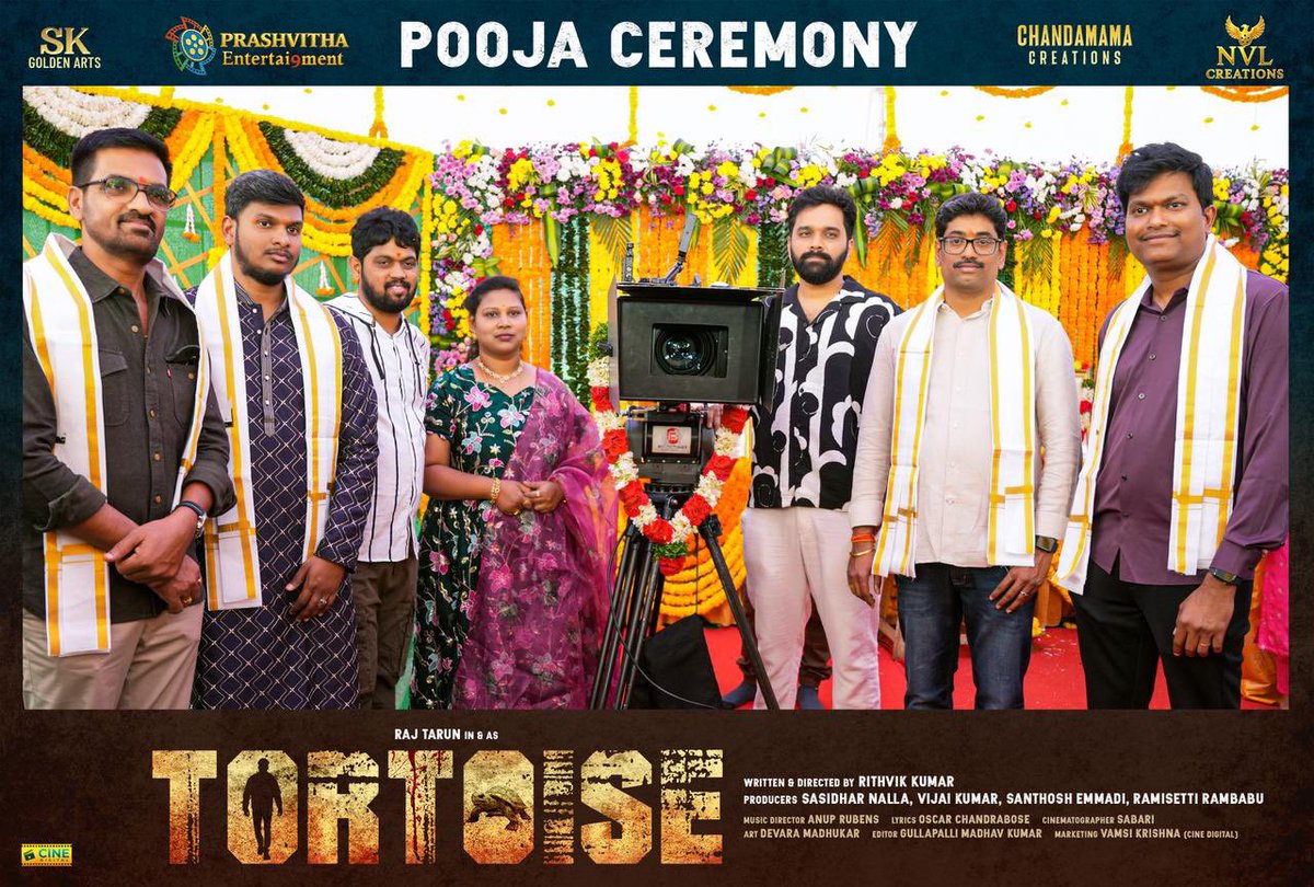 HousefullMovis's tweet image. . #Tortoise Movie kickstarts with a sacred Pooja Ceremony 🎬🐢

Here are some beautiful moments from the Pooja ceremony 📸

@itsRajTarun #RajTarun #RajTharun #AmruthaChowdary #SrinivasAvasarala @DhanyaBee #rithvikkumar @boselyricist @anuprubens @Cinedigital_tfi #TortoiseMovie
