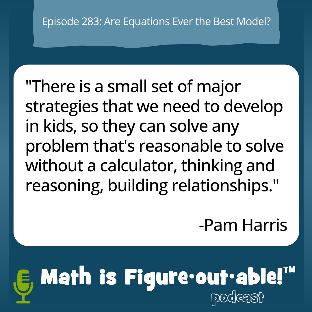 pwharris's tweet image. Where every new algorithm to learn is another opportunity for students to get more lost and confused, every new strategy means more understanding and less confusion.

na2.hubs.ly/H027j0T0

#MathIsFigureOutAble #MTBoS #ITeachMath #MathEd