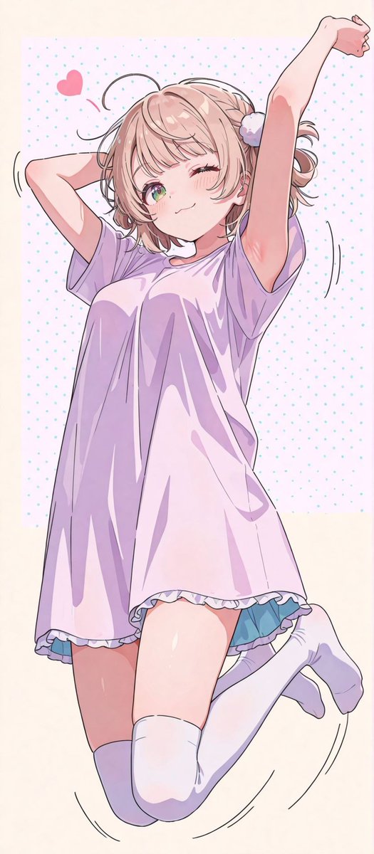 konekoneai's tweet image. うい とても可愛い健全なジャンプ SFW