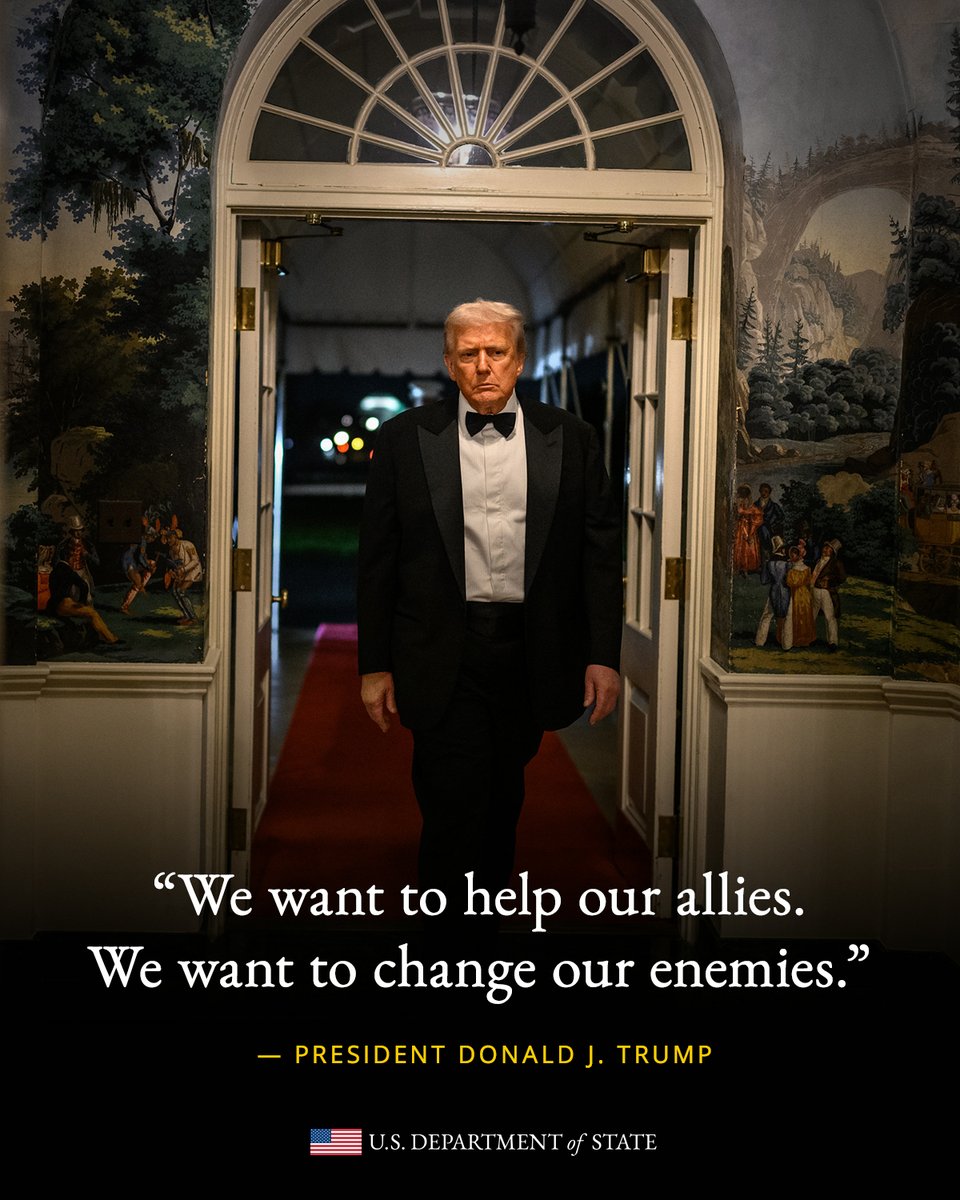 StateDept's tweet image. American leadership on the world stage 🇺🇸🌎