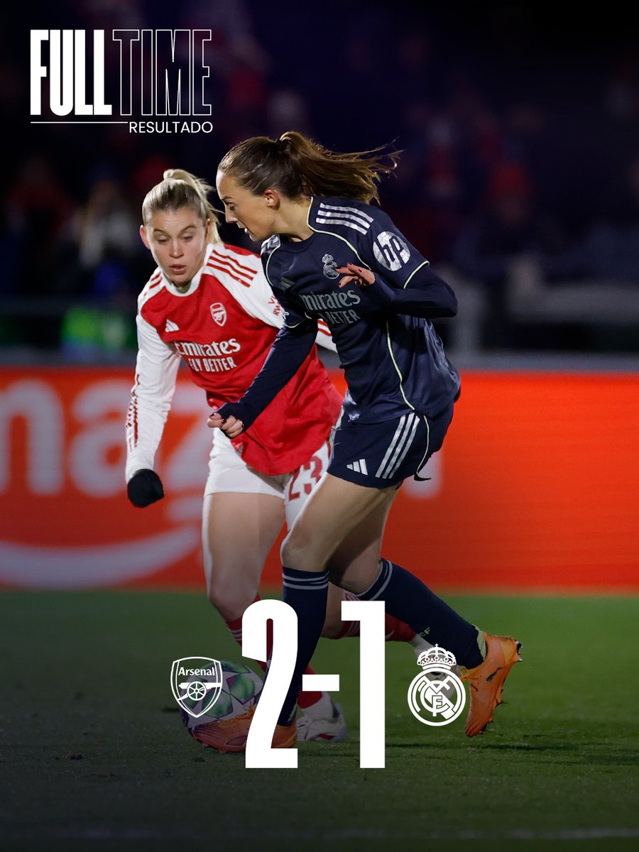 madridiista1902's tweet image. ⚔️ 𝗥𝗘𝗔𝗟 𝗠𝗔𝗗𝗥𝗜𝗗 𝗖𝗙 𝗙𝗘𝗠
𝔽𝕀ℕ𝔸𝕃 𝔻𝔼𝕃 ℙ𝔸ℝ𝕋𝕀𝔻𝕆 𝔼ℕ 𝕃𝕆ℕ𝔻ℝ𝔼𝕊!

𝗔𝗿𝘀𝗲𝗻𝗮𝗹 𝗙𝗖 𝗙𝗲𝗺 2️⃣
𝗥𝗲𝗮𝗹 𝗠𝗮𝗱𝗿𝗶𝗱 𝗖𝗙 𝗙𝗲𝗺 1️⃣
⚽ 𝗪𝗲𝗶𝗿
#UWCL #𝗛𝗮𝗹𝗮𝗠𝗮𝗱𝗿𝗶𝗱🤍