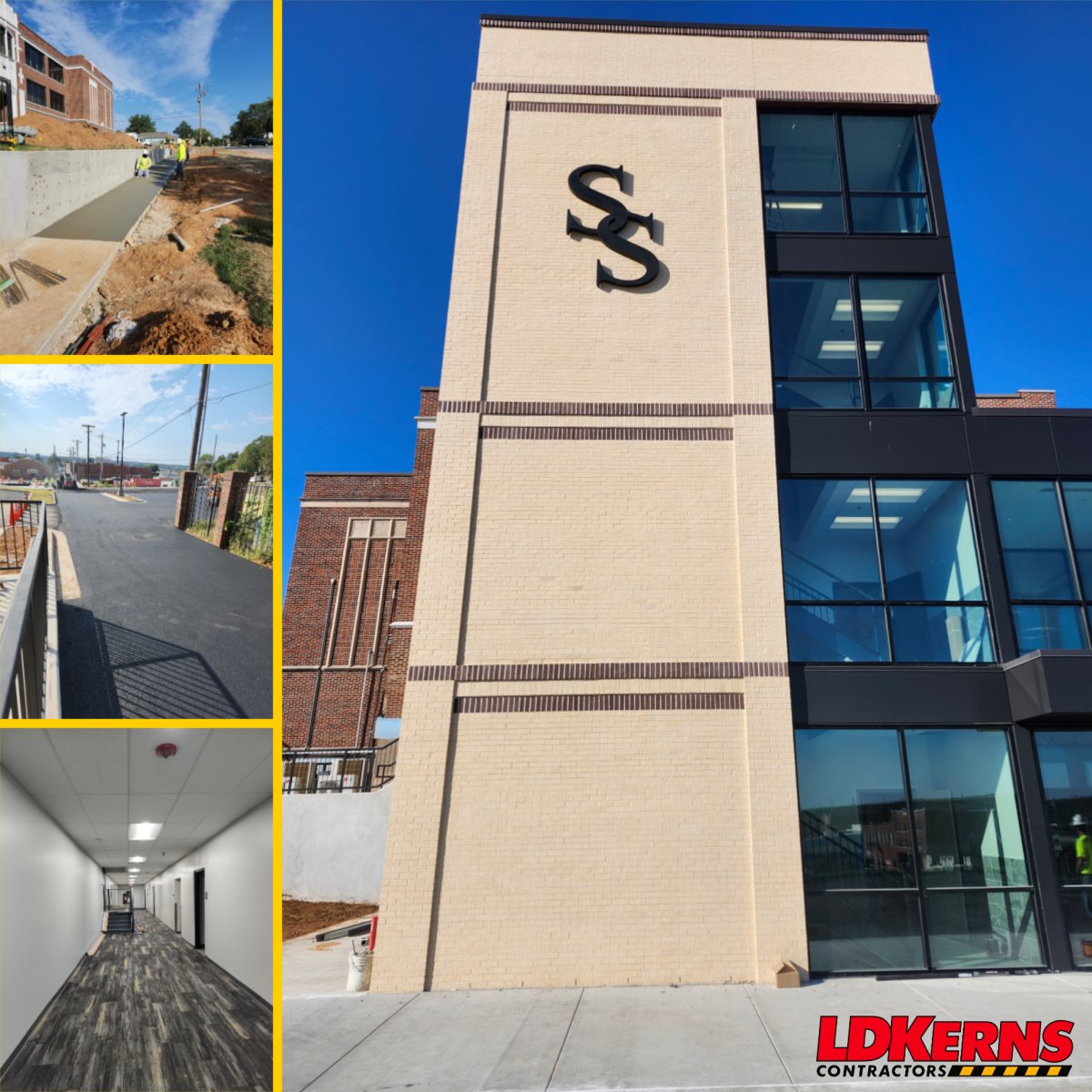 LDKerns_com's tweet image. 🏗️ Project Update: Sand Springs Administration Building
The new entry tower, paving &amp;amp; interiors are coming together beautifully in downtown Sand Springs! 👷♀️✨

#LDKerns #ProjectUpdate #BuildingFutures