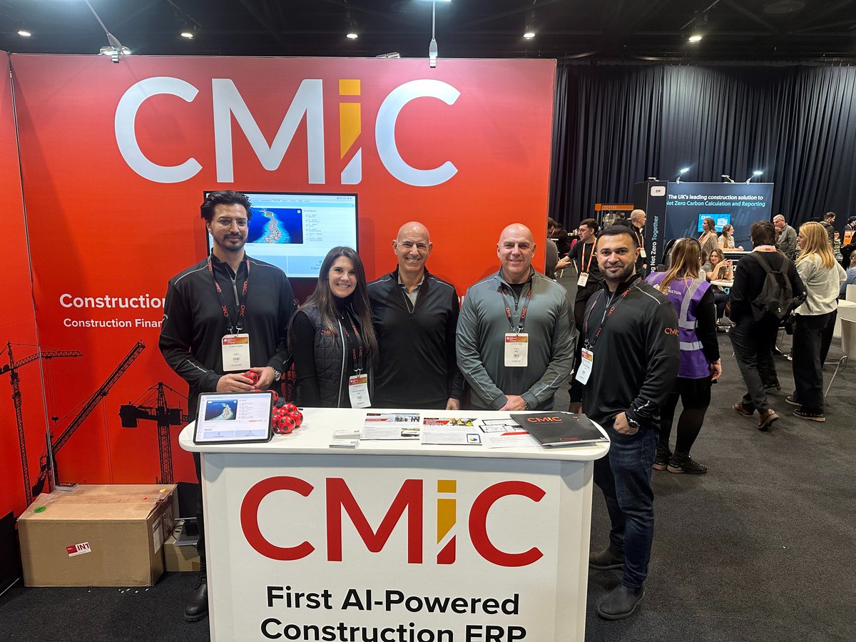 cmicsoftware's tweet image. What a week in Manchester!

Our team connected with construction leaders at Digital Construction North, diving into the conversations that matter; streamlining operations, improving collaboration, and giving teams real-time visibility across every project.

#DCN2025